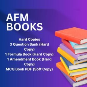 CA Final AFM BOOKS 3 Question Bank + 1 Formula Book + 1 Amendment Book