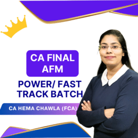 SFM / AFM Power Classes (70 Hours) By CA Hema Chawla | CA Final Fast Track AFM Classes | Best SFM / AFM Lectures for CA Final